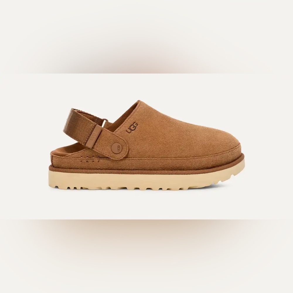 UGG Women’s Goldenstar Clog in “Chestnut”
